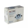 Oczko V-TAC gips GU10 kwadrat wpuszczane G-K białe+czarne VT-866-BSQ 5 lat gwarancji